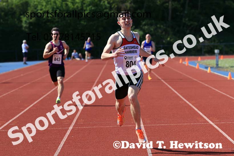 Senior mens 400 metres, 2025 North Eastern Track and Field Champs., Shildon, County Durham. Photo: David T. Hewitson/Sports for All Pics
